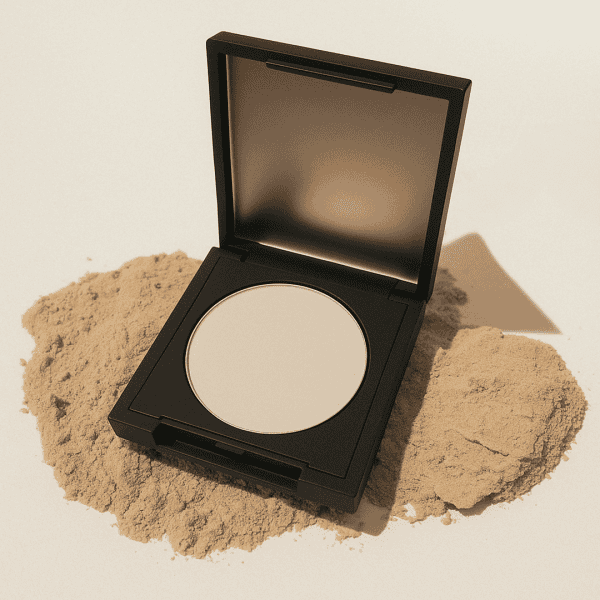 Sombra en polvo beige natural UTĒ MAKEUP – tono Arena Serena, vegana y de acabado sedoso