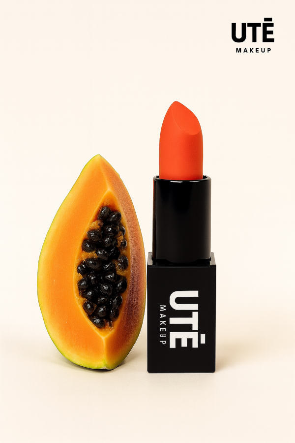Labial Mate Hot Papaya Vegano - Imagen 3